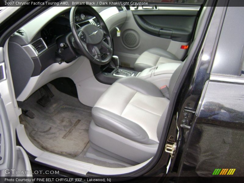 Brilliant Black / Dark Khaki/Light Graystone 2007 Chrysler Pacifica Touring AWD