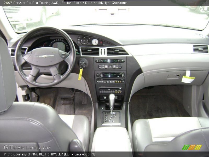 Brilliant Black / Dark Khaki/Light Graystone 2007 Chrysler Pacifica Touring AWD