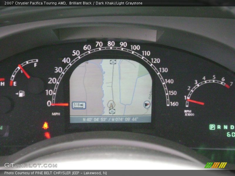 Brilliant Black / Dark Khaki/Light Graystone 2007 Chrysler Pacifica Touring AWD