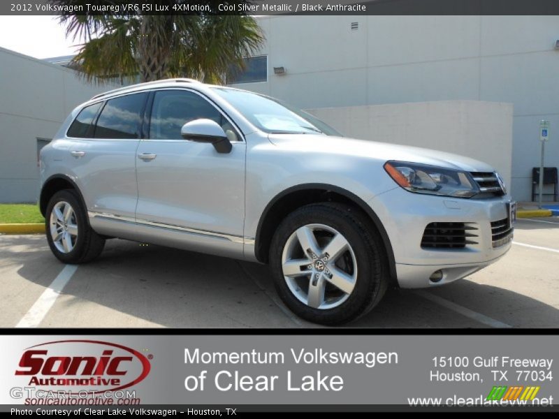 Cool Silver Metallic / Black Anthracite 2012 Volkswagen Touareg VR6 FSI Lux 4XMotion