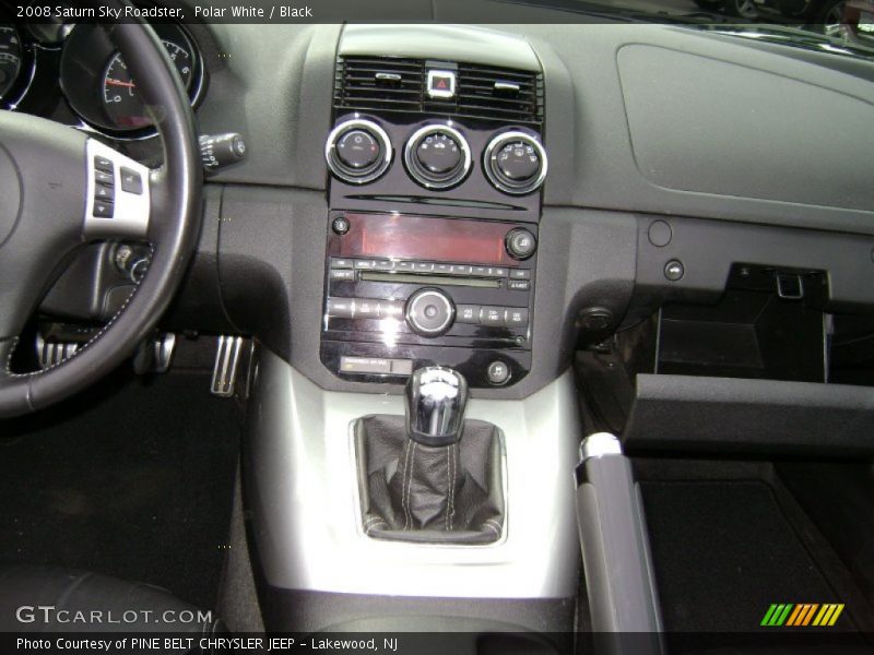 Controls of 2008 Sky Roadster