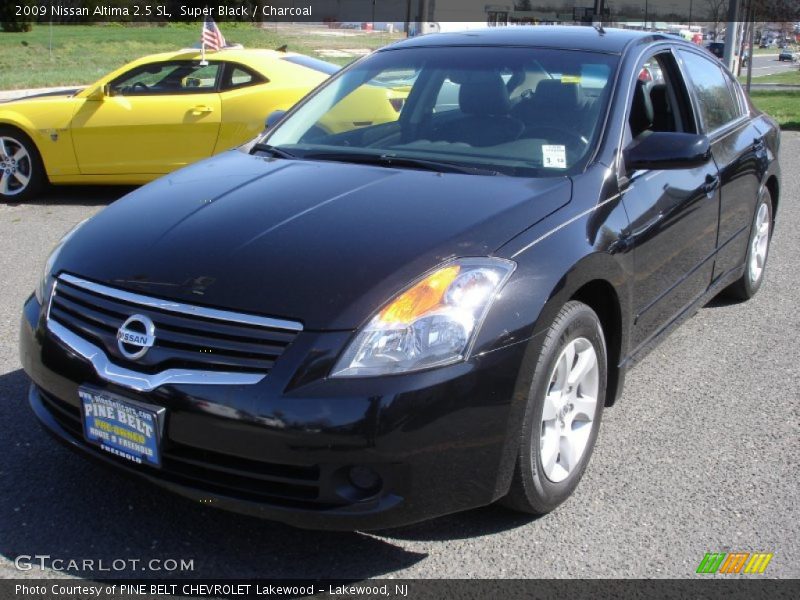 Super Black / Charcoal 2009 Nissan Altima 2.5 SL