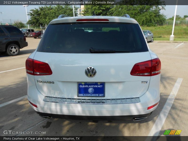 Campanella White / Cornsilk Beige 2012 Volkswagen Touareg TDI Lux 4XMotion