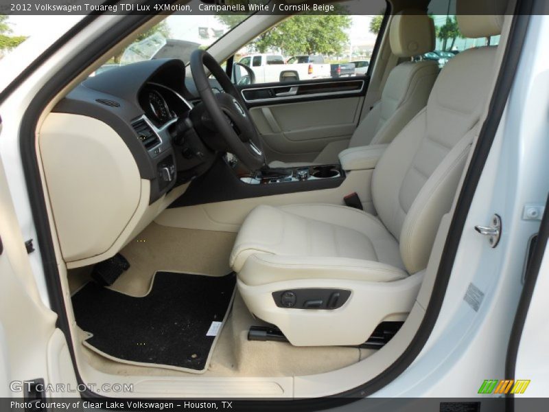 Campanella White / Cornsilk Beige 2012 Volkswagen Touareg TDI Lux 4XMotion