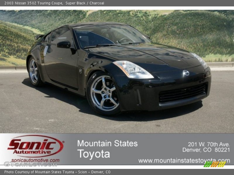 Super Black / Charcoal 2003 Nissan 350Z Touring Coupe