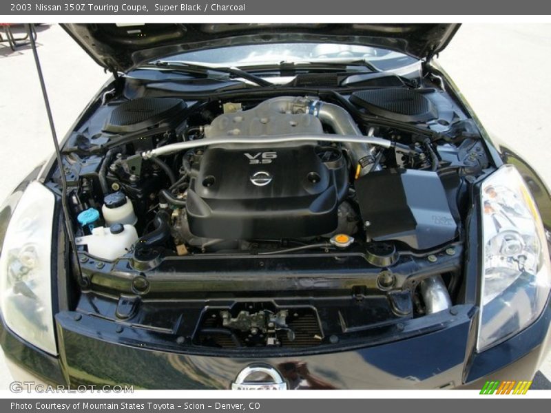 Super Black / Charcoal 2003 Nissan 350Z Touring Coupe