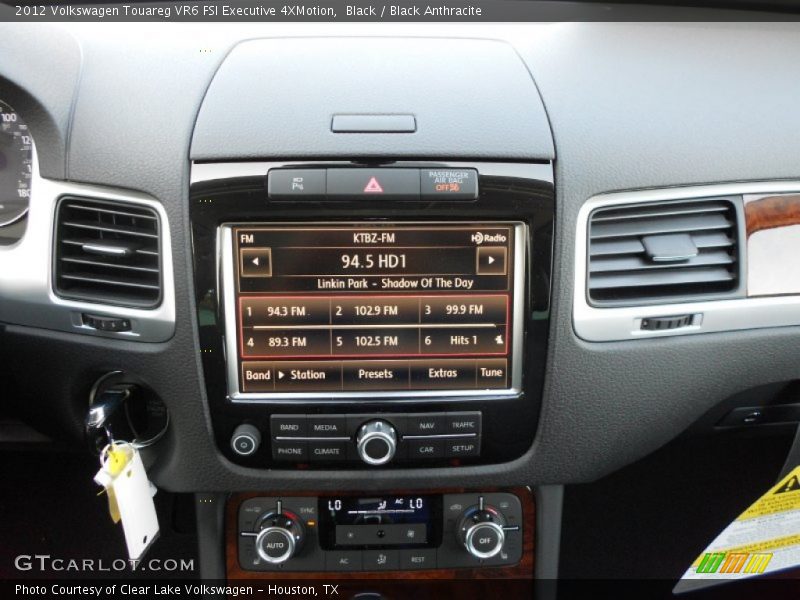 Black / Black Anthracite 2012 Volkswagen Touareg VR6 FSI Executive 4XMotion