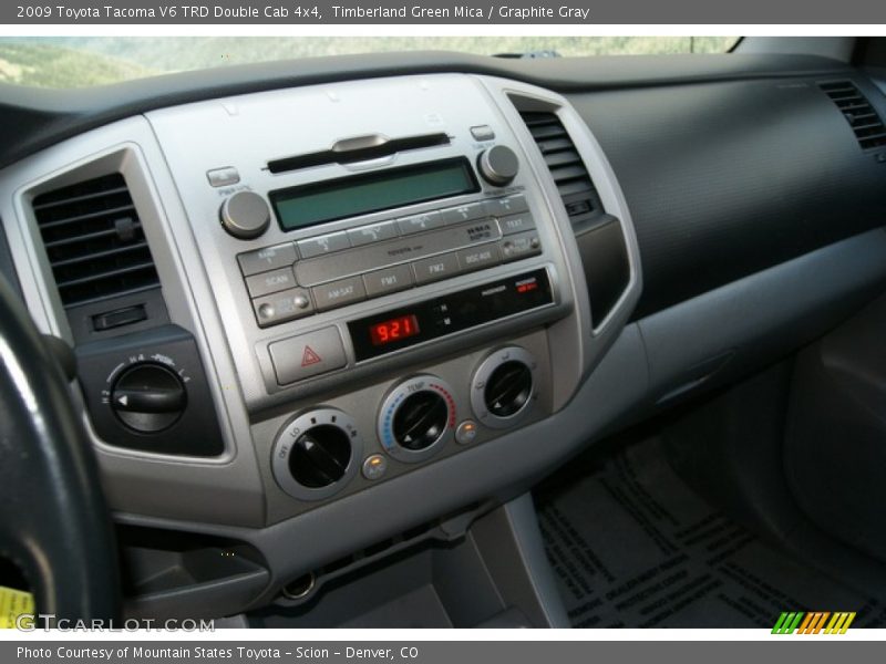 Timberland Green Mica / Graphite Gray 2009 Toyota Tacoma V6 TRD Double Cab 4x4