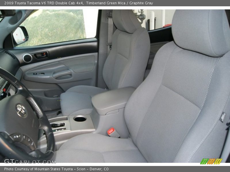 Timberland Green Mica / Graphite Gray 2009 Toyota Tacoma V6 TRD Double Cab 4x4