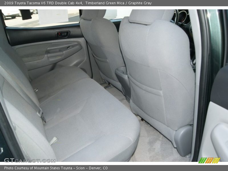 Timberland Green Mica / Graphite Gray 2009 Toyota Tacoma V6 TRD Double Cab 4x4