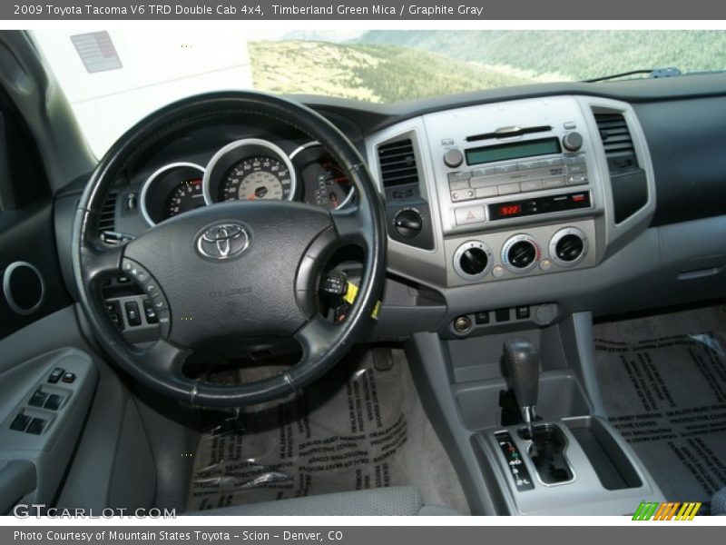 Timberland Green Mica / Graphite Gray 2009 Toyota Tacoma V6 TRD Double Cab 4x4
