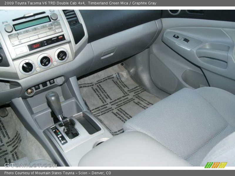 Timberland Green Mica / Graphite Gray 2009 Toyota Tacoma V6 TRD Double Cab 4x4