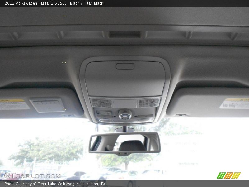 Black / Titan Black 2012 Volkswagen Passat 2.5L SEL