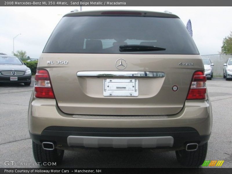 Sand Beige Metallic / Macadamia 2008 Mercedes-Benz ML 350 4Matic