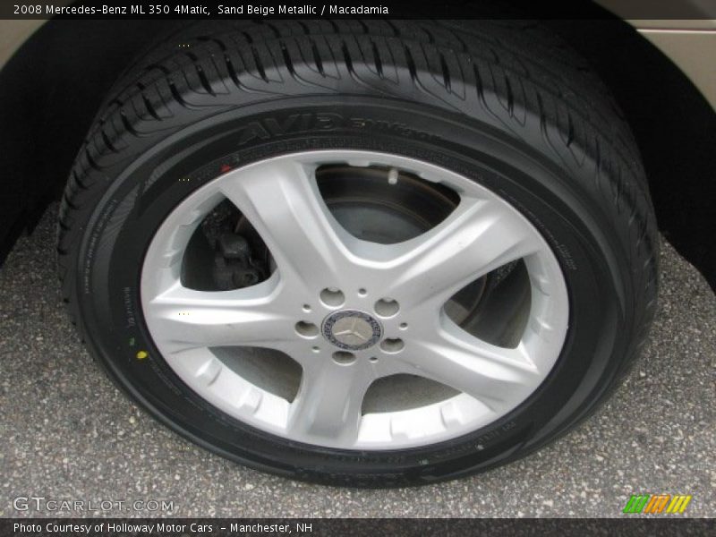 Sand Beige Metallic / Macadamia 2008 Mercedes-Benz ML 350 4Matic