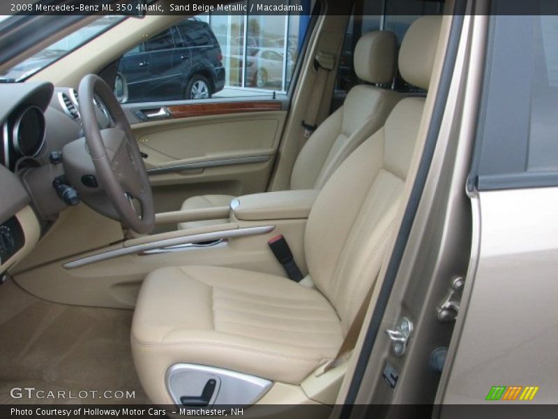 Sand Beige Metallic / Macadamia 2008 Mercedes-Benz ML 350 4Matic