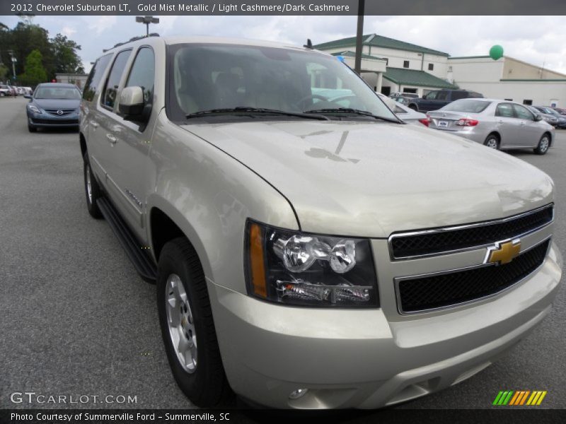Gold Mist Metallic / Light Cashmere/Dark Cashmere 2012 Chevrolet Suburban LT