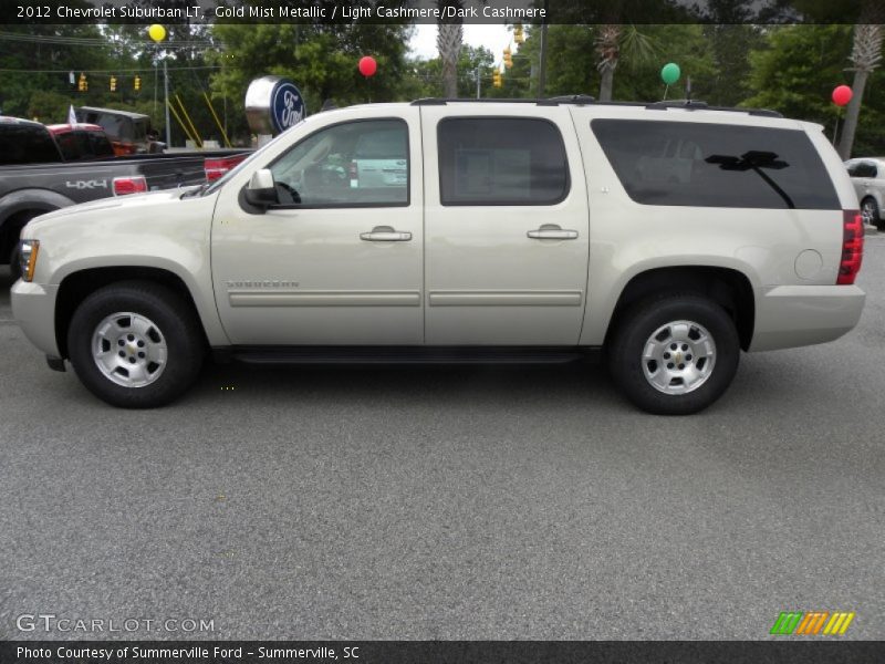 Gold Mist Metallic / Light Cashmere/Dark Cashmere 2012 Chevrolet Suburban LT