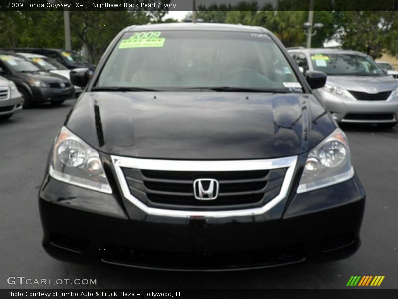 Nighthawk Black Pearl / Ivory 2009 Honda Odyssey EX-L