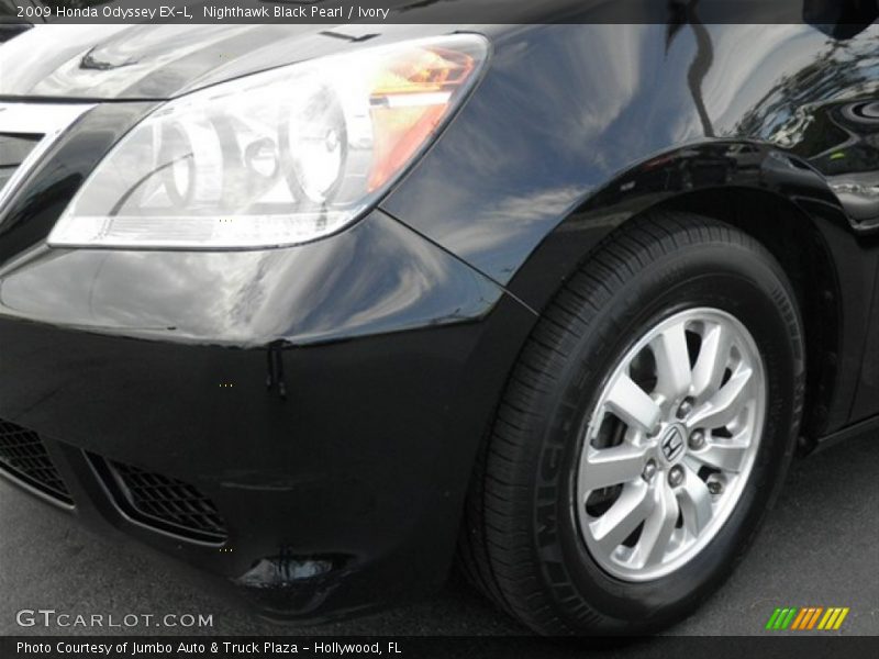 Nighthawk Black Pearl / Ivory 2009 Honda Odyssey EX-L