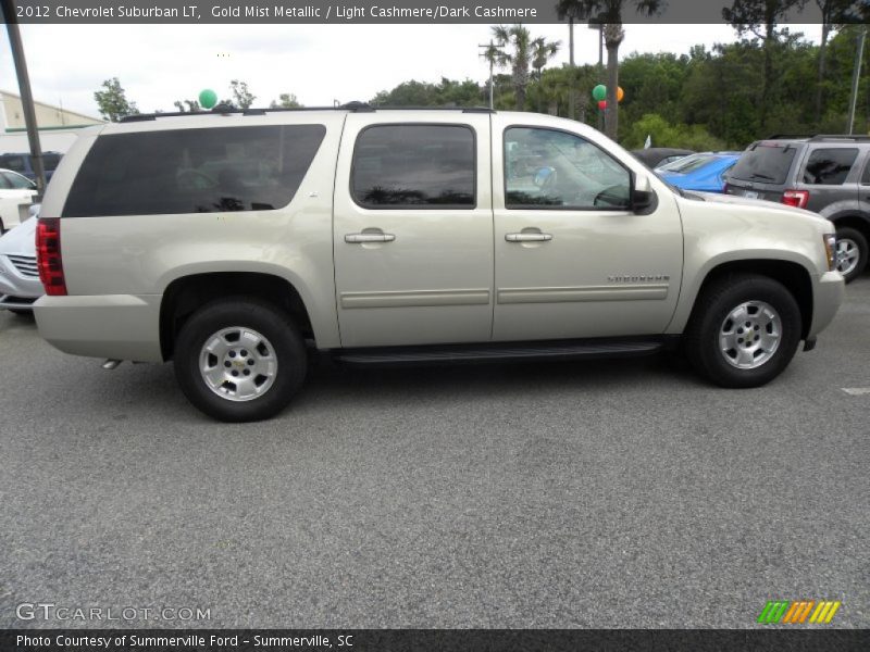 Gold Mist Metallic / Light Cashmere/Dark Cashmere 2012 Chevrolet Suburban LT