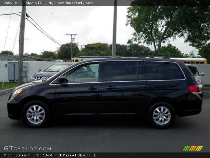 Nighthawk Black Pearl / Ivory 2009 Honda Odyssey EX-L