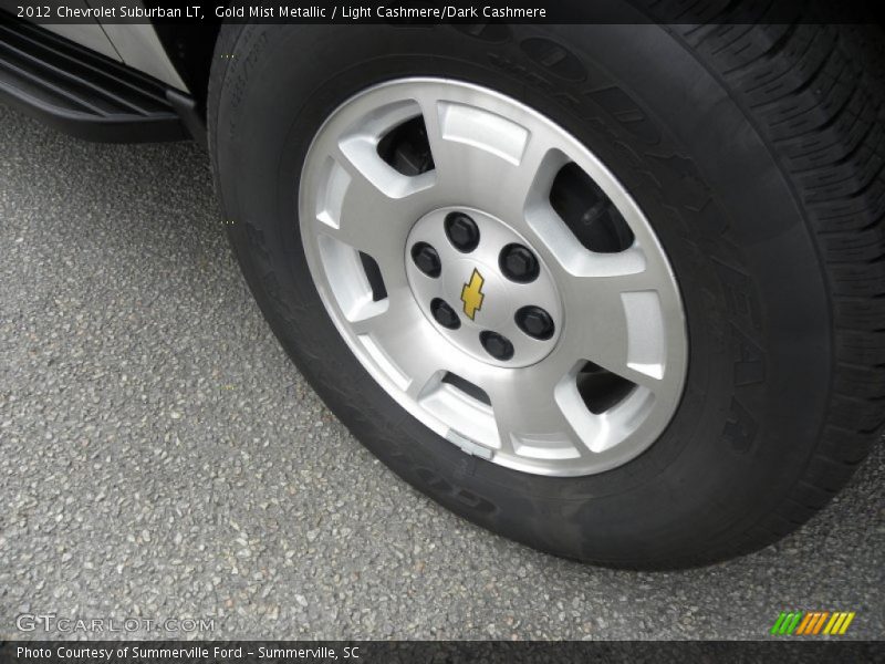 Gold Mist Metallic / Light Cashmere/Dark Cashmere 2012 Chevrolet Suburban LT