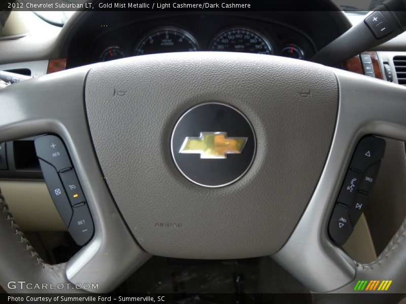 Gold Mist Metallic / Light Cashmere/Dark Cashmere 2012 Chevrolet Suburban LT