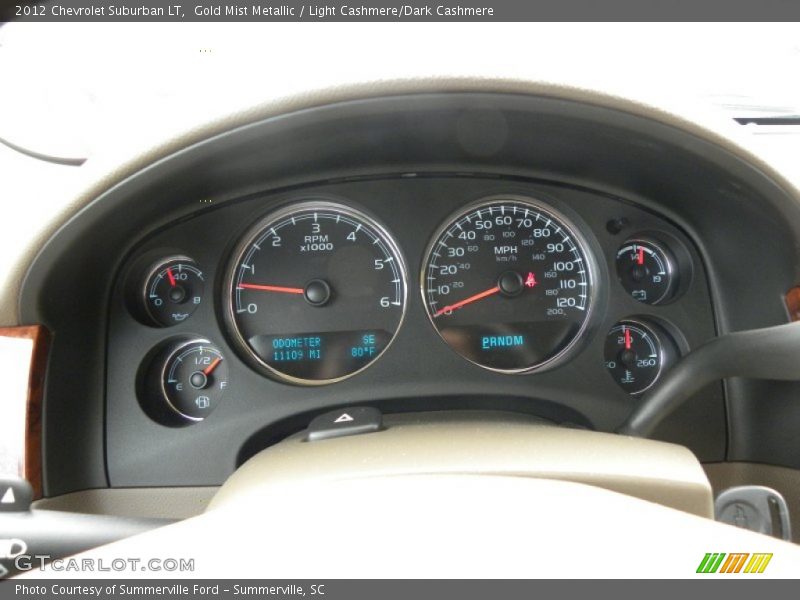 Gold Mist Metallic / Light Cashmere/Dark Cashmere 2012 Chevrolet Suburban LT