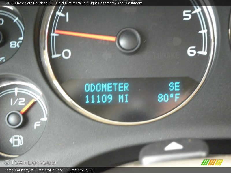 Gold Mist Metallic / Light Cashmere/Dark Cashmere 2012 Chevrolet Suburban LT
