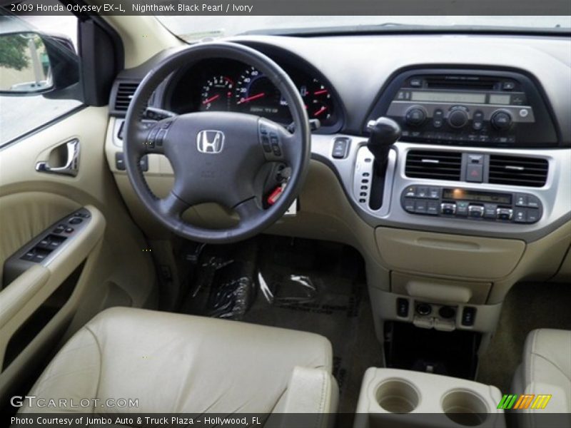 Nighthawk Black Pearl / Ivory 2009 Honda Odyssey EX-L