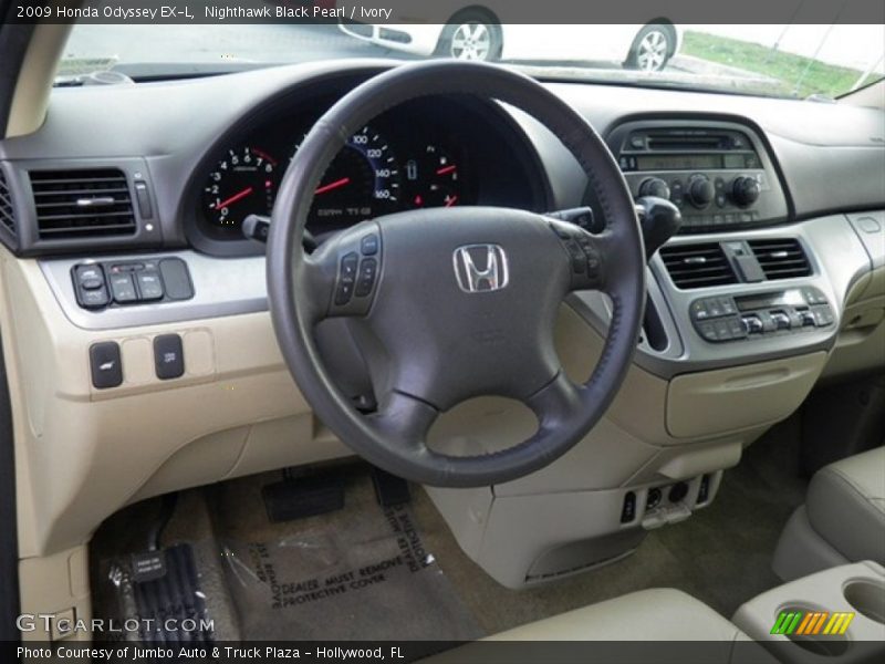 Nighthawk Black Pearl / Ivory 2009 Honda Odyssey EX-L