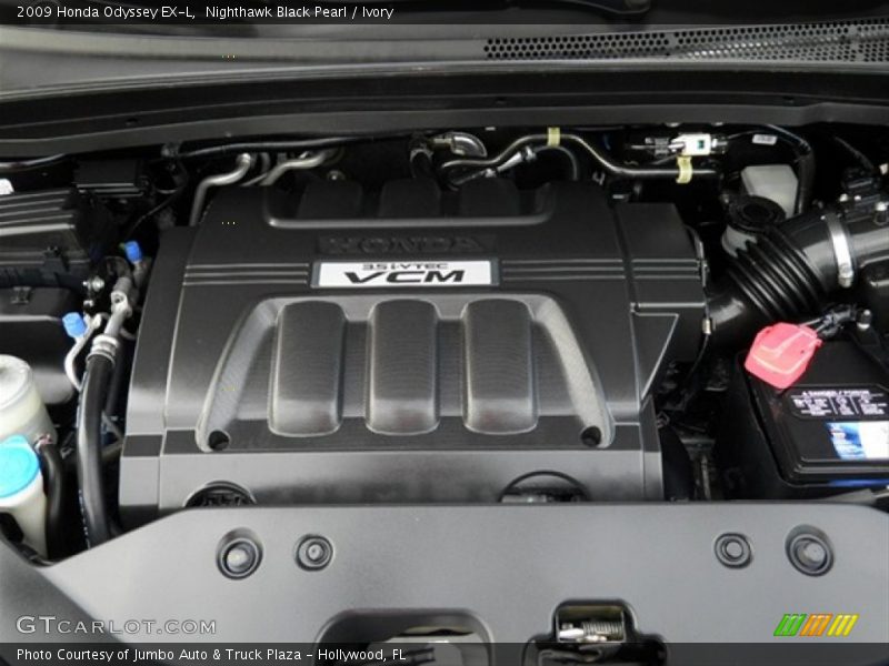 Nighthawk Black Pearl / Ivory 2009 Honda Odyssey EX-L