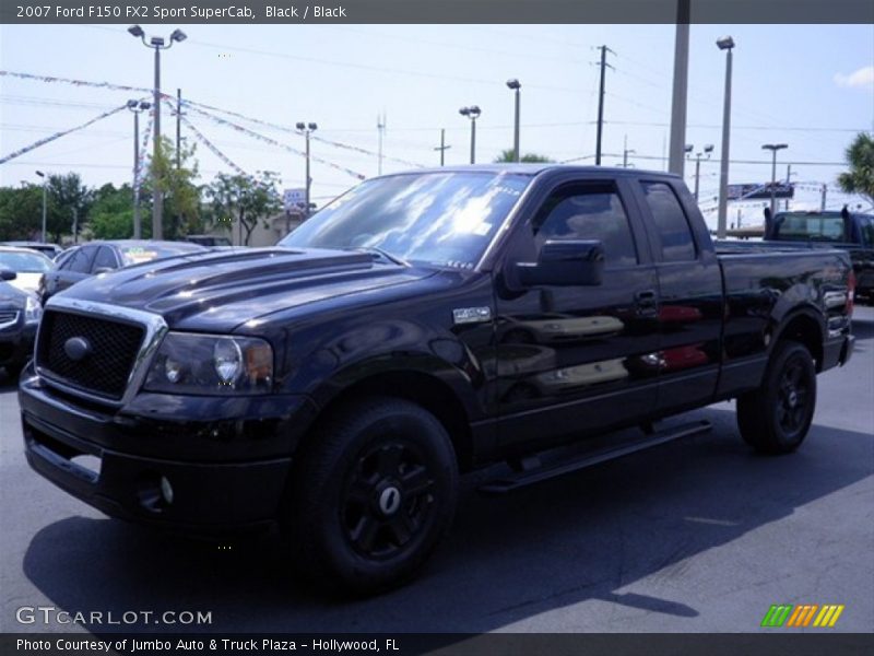 Black / Black 2007 Ford F150 FX2 Sport SuperCab