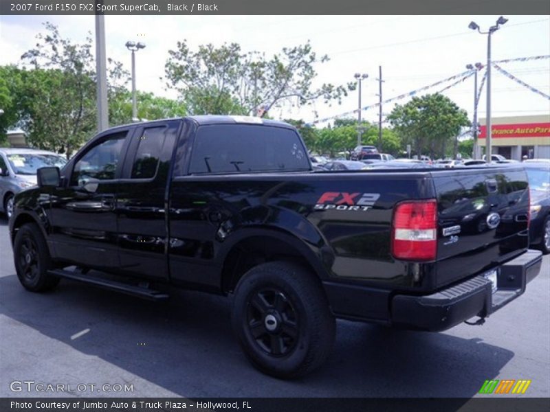 Black / Black 2007 Ford F150 FX2 Sport SuperCab