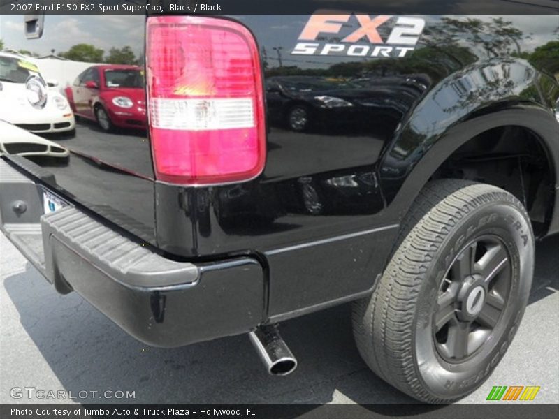 Black / Black 2007 Ford F150 FX2 Sport SuperCab