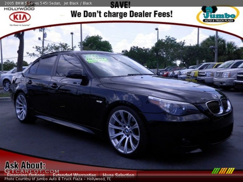 Jet Black / Black 2005 BMW 5 Series 545i Sedan