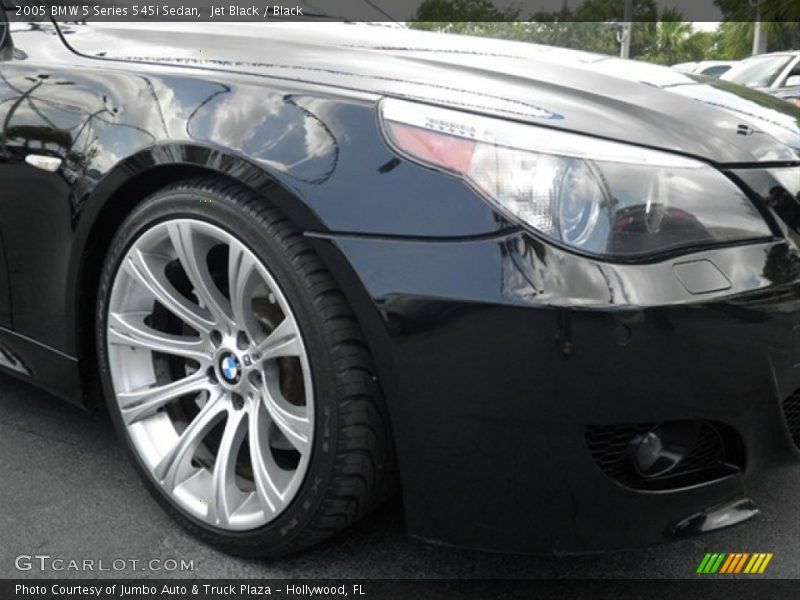 Jet Black / Black 2005 BMW 5 Series 545i Sedan