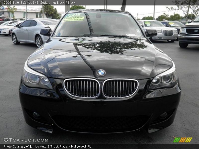 Jet Black / Black 2005 BMW 5 Series 545i Sedan
