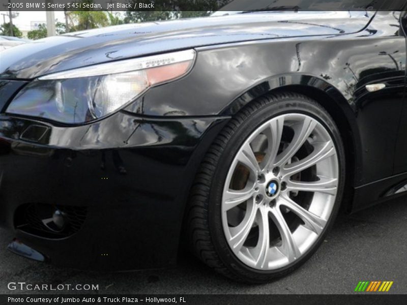 Jet Black / Black 2005 BMW 5 Series 545i Sedan