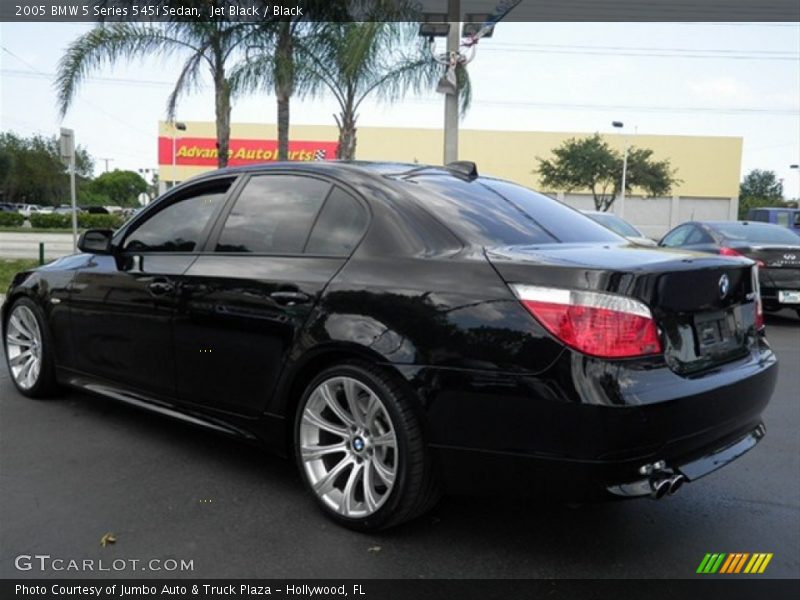 Jet Black / Black 2005 BMW 5 Series 545i Sedan