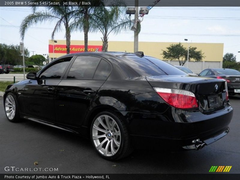 Jet Black / Black 2005 BMW 5 Series 545i Sedan