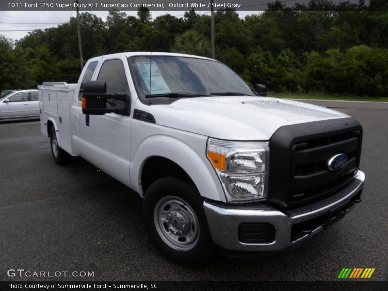 Oxford White / Steel Gray 2011 Ford F250 Super Duty XLT SuperCab Commercial