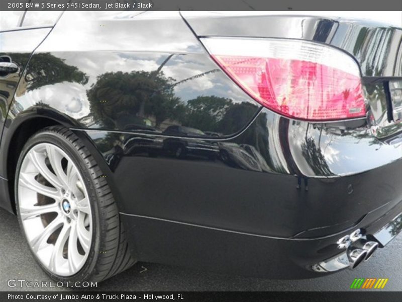 Jet Black / Black 2005 BMW 5 Series 545i Sedan
