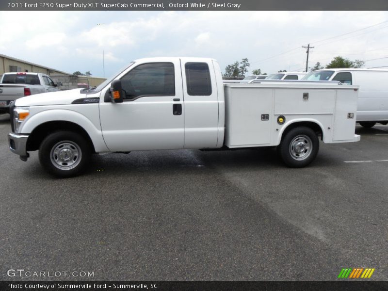 Oxford White / Steel Gray 2011 Ford F250 Super Duty XLT SuperCab Commercial