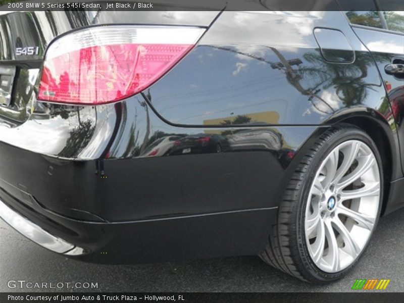 Jet Black / Black 2005 BMW 5 Series 545i Sedan