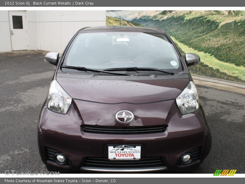 Black Currant Metallic / Dark Gray 2012 Scion iQ