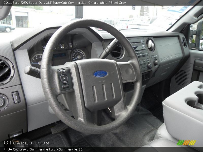  2011 F250 Super Duty XLT SuperCab Commercial Steering Wheel