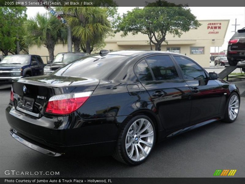 Jet Black / Black 2005 BMW 5 Series 545i Sedan