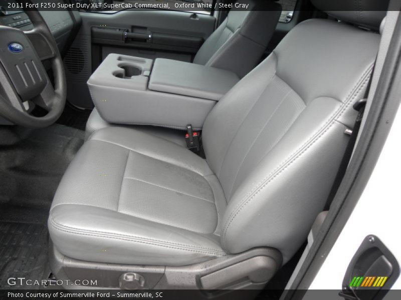 Oxford White / Steel Gray 2011 Ford F250 Super Duty XLT SuperCab Commercial